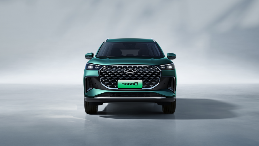 Chery Tiggo 8 Phev, Ромб тәрізді «жұлдызды» радиатор торы
