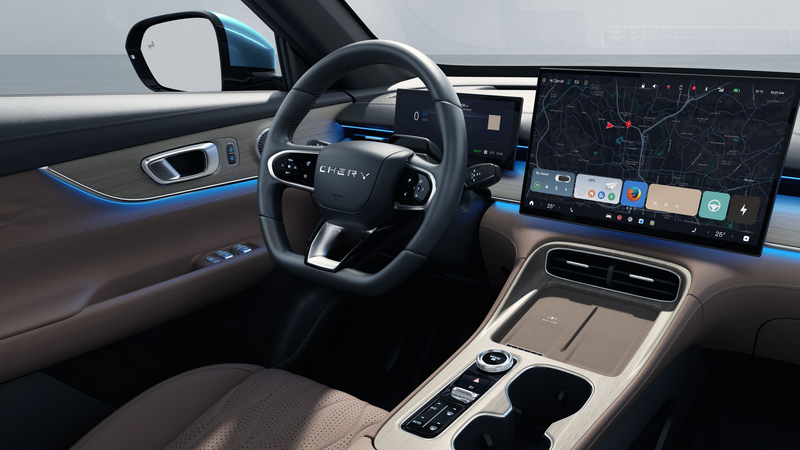 Chery Tiggo 8 Phev, Былғары мультируль